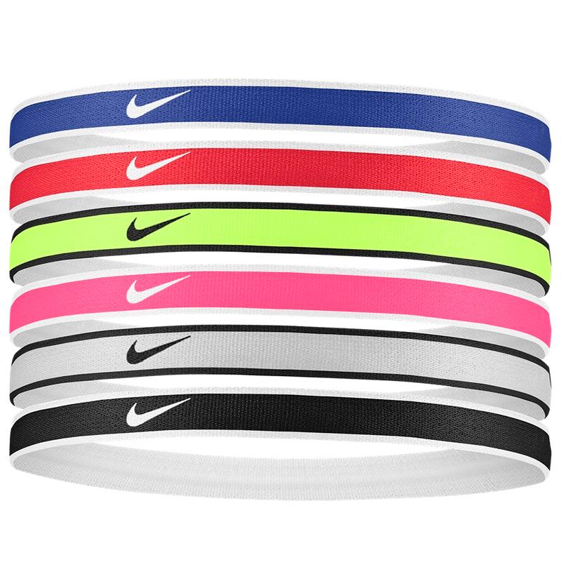 Nike Tipped Swoosh Sport Headbands (6-pack)