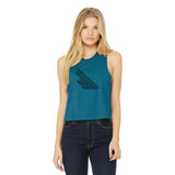 Women's DTC Wings Racerback Cropped Tank