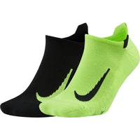 Unisex Nike Multiplier Running No-Show Socks (2 Pairs)