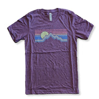 Unisex Mountains Tri-Blend Short-Sleeve Tee