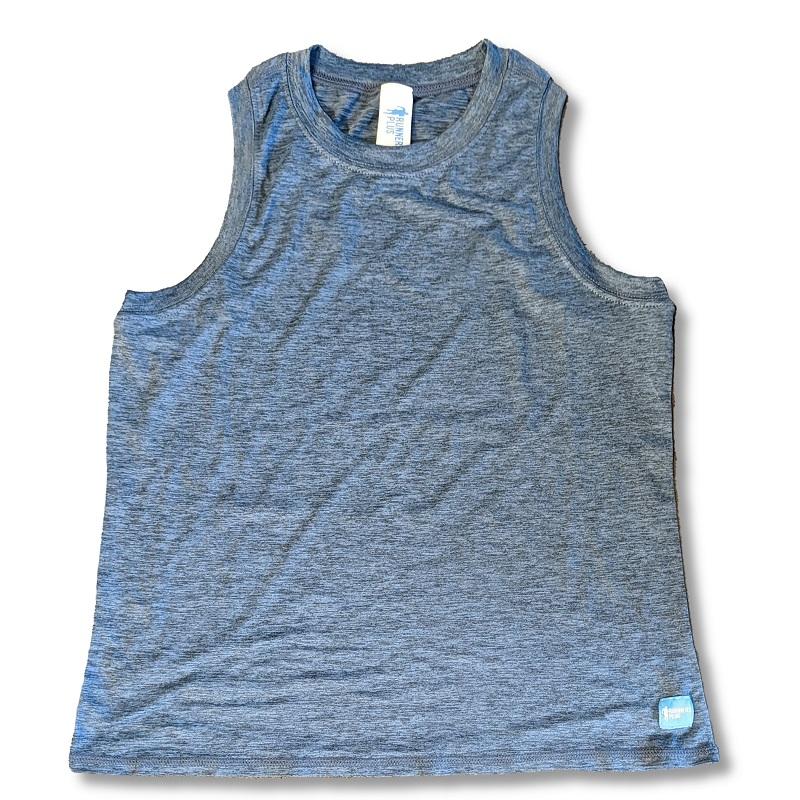 Women's Runners Plus High Neck Crop Performance Tank