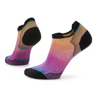 W Smartwool Run Zero Cushion Ombre Print Low Ankle Socks