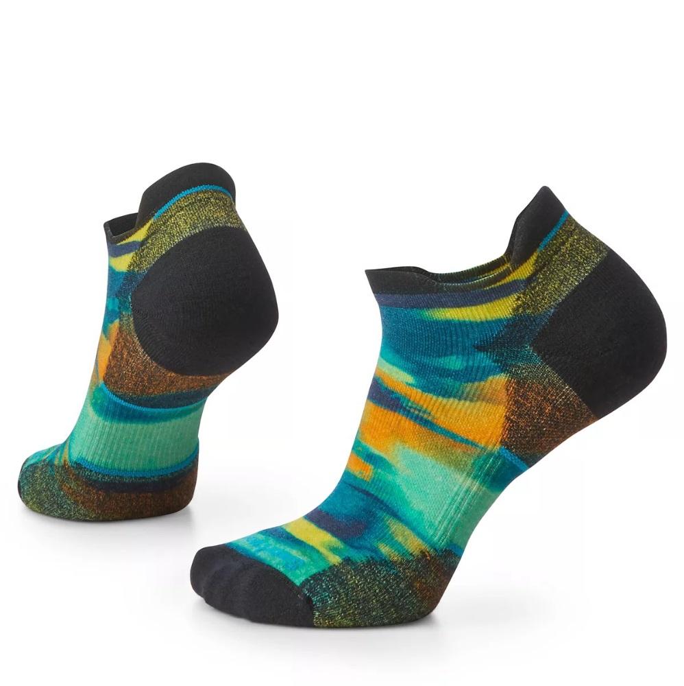 Women's Smartwool Run Targeted Cushion Brushed Print Low Ankle Socks