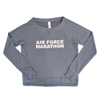 Women’s Featherweight French Terry Long Sleeve Crewneck Air Force Marathon