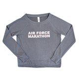 Women’s Featherweight French Terry Long Sleeve Crewneck Air Force Marathon