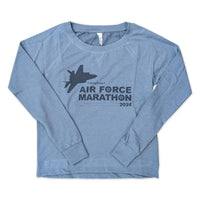 Women’s Featherweight French Terry Long Sleeve Crewneck Air Force Marathon