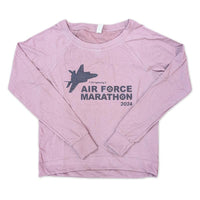 Women’s Featherweight French Terry Long Sleeve Crewneck Air Force Marathon