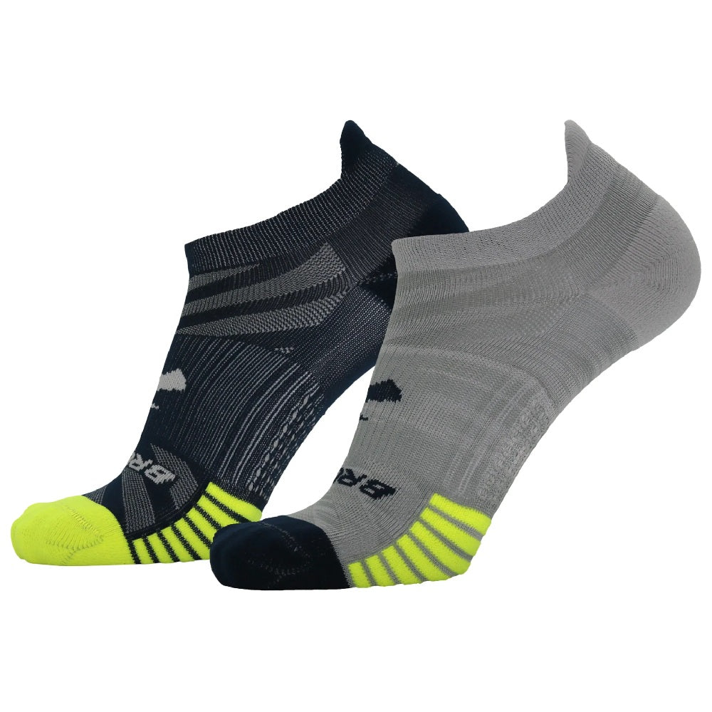 Brooks Ghost Lite No Show Socks 2-Pack