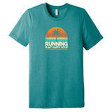 Running is My Happy Hour Triblend Short Sleeve Tee