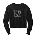 Women's Run DYT Perfect Weight Fleece Cropped Crew